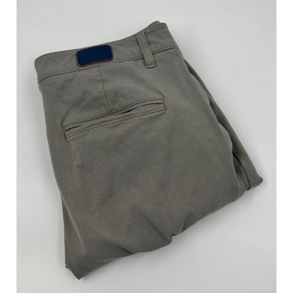 Mugsy Men's 34 x 32 Damens Chino Gray‎ Straight Leg Pants